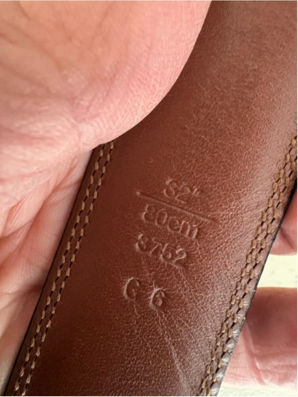 Coach Leather Belt Black Brown Size 32/80cm